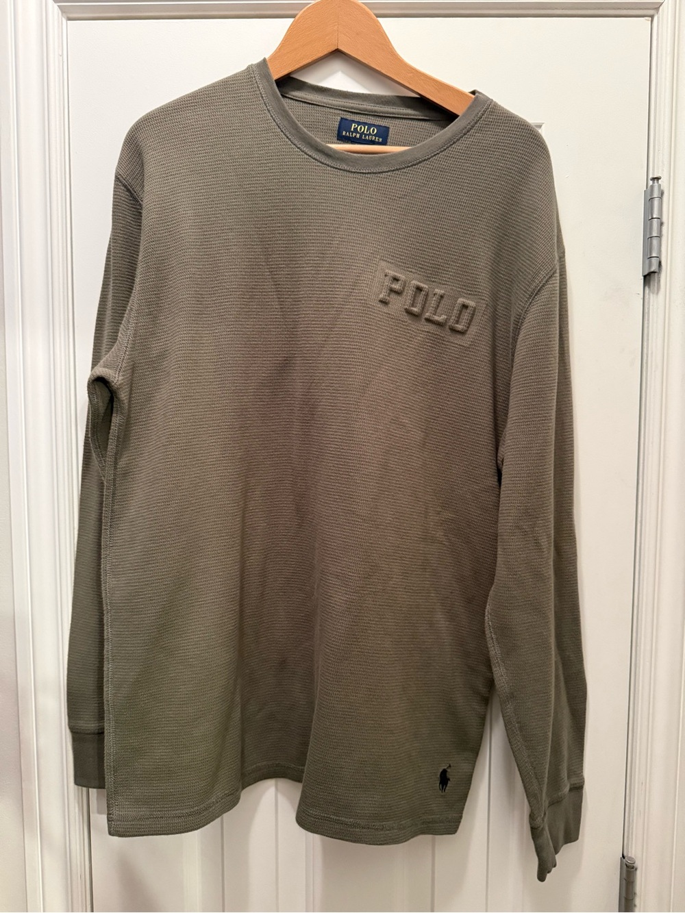 Polo by Ralph Lauren Olive Long-Sleeve Sleepwear shirt